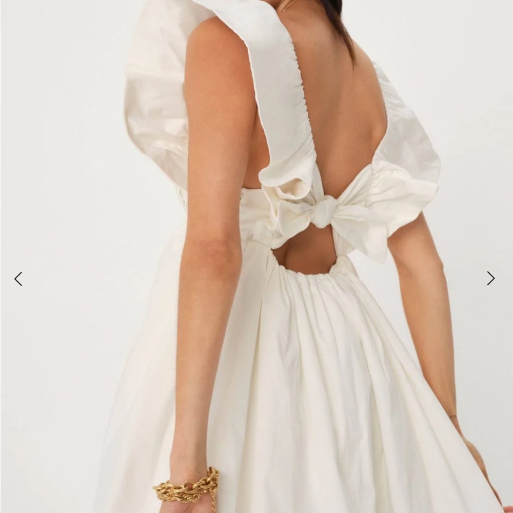 For Love And Lemons White clementine Mini Dress - Picture 2 of 3